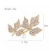 XSB061 - Golden Leaves Brooch